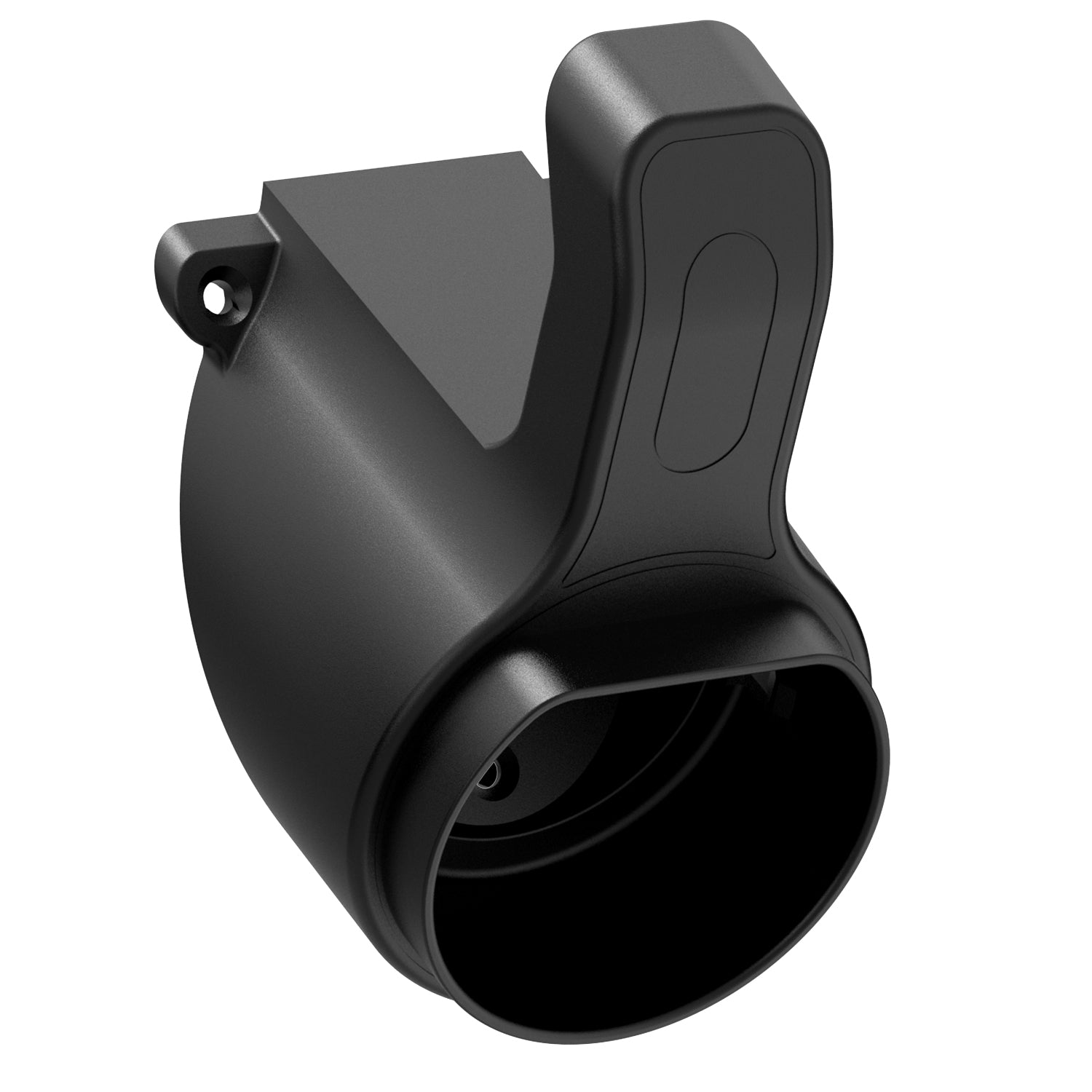 Type2-compliant EV charger cable holder, made of high-strength fire-resistant plastic.