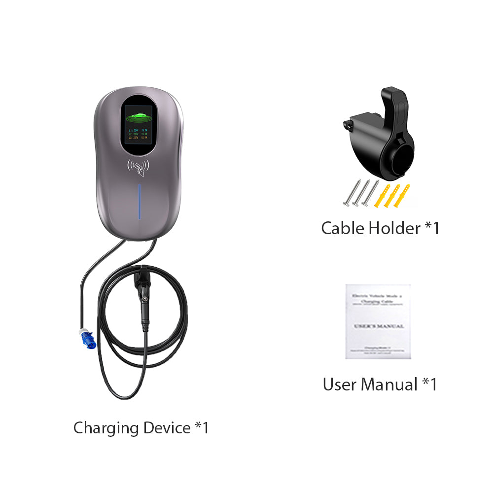 InPlugin wallbox EV charger installed on home wall, providing smart and efficient charging.